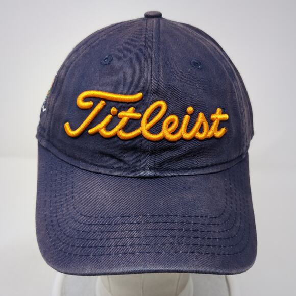 Titleist Spell Out Slideback Hat Blue One Size Adjustable New Era - Picture 2 of 10